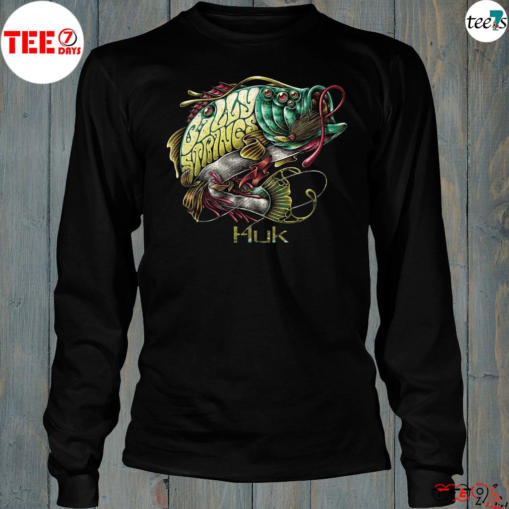 Huk x billy strings 2023 huk billy bass logo t-shirt, hoodie, sweater, long  sleeve and tank top