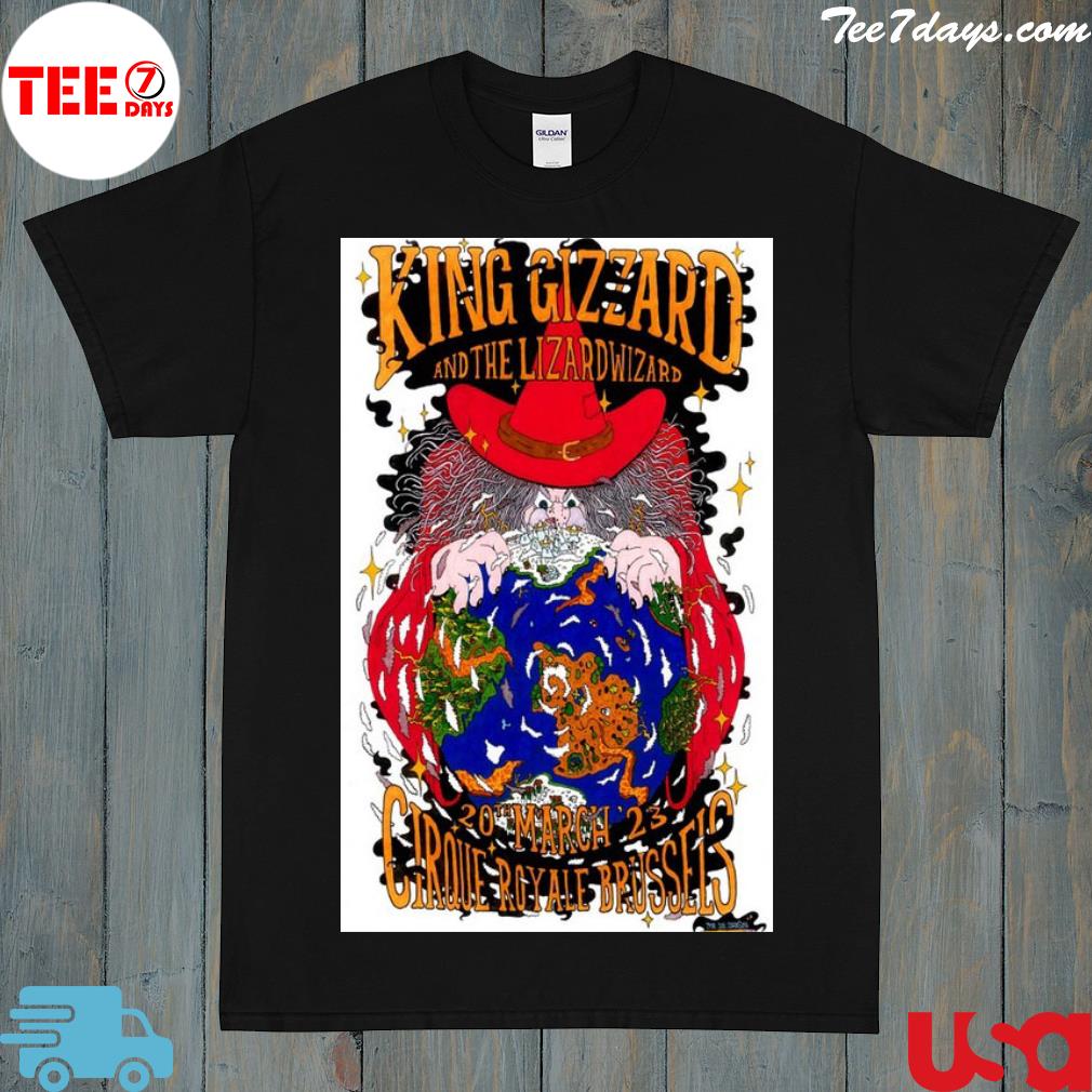 King gizzard and the lizard wizard cirque royale brussels shirt