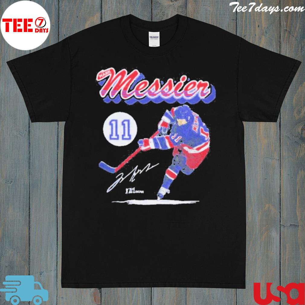 Mark Messier New York signature shirt