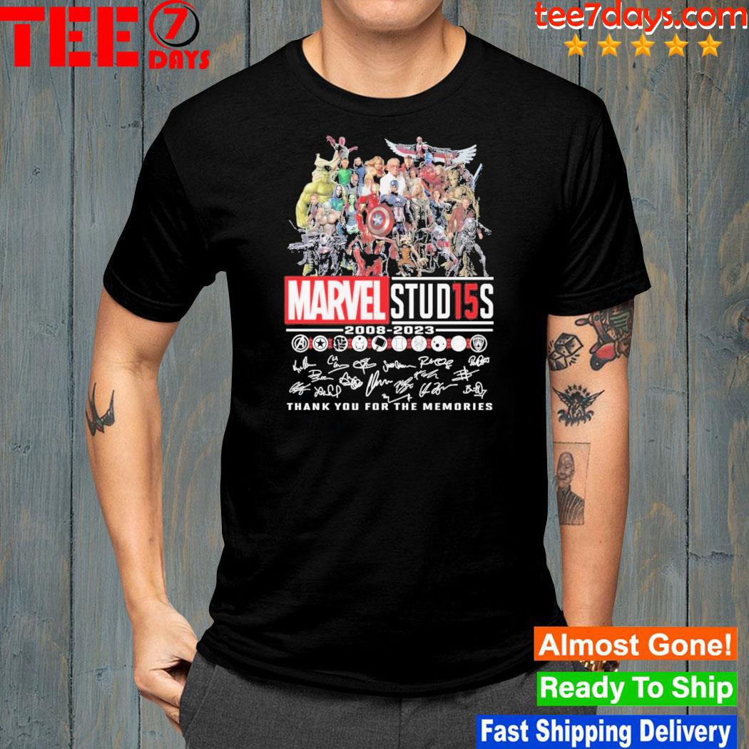 Marvel Stud15s 2008 2023 Thank You For The Memories Hot T-Shirt