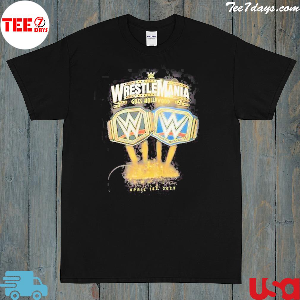 Mitchell & Ness Black WWE WrestleMania 39 T-Shirt