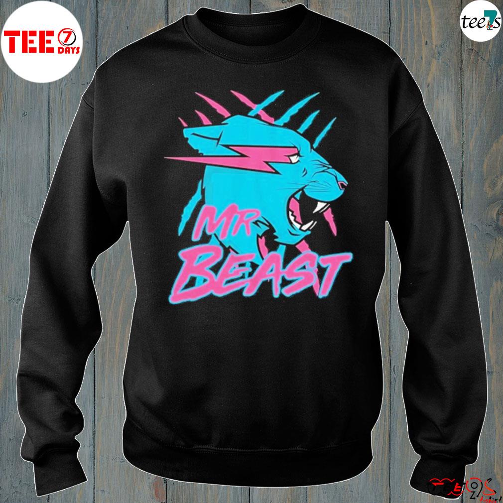 Gum Dominerende Penneven Mr beast cat lightning shirt, hoodie, sweater, long sleeve and tank top