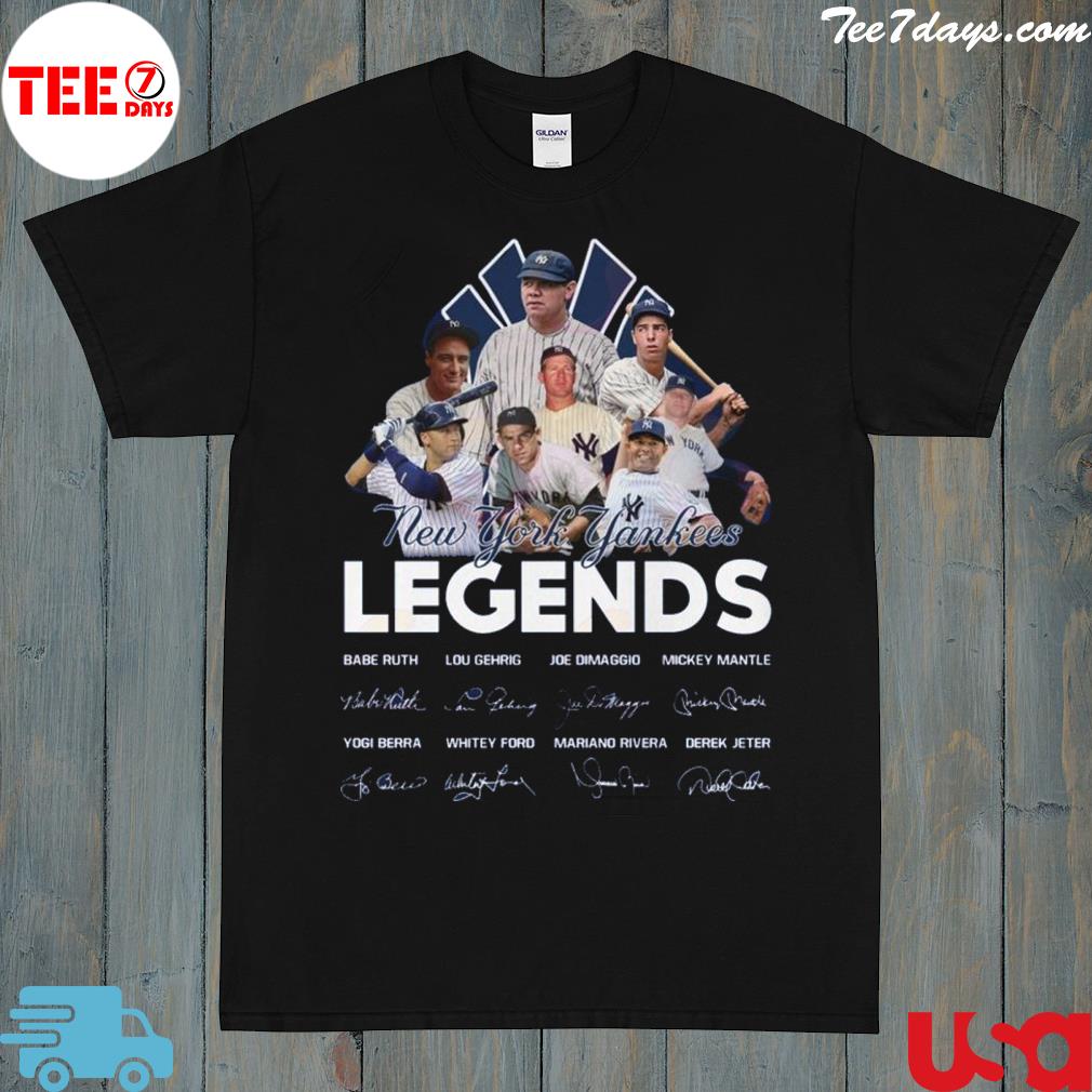 New York Yankees Legends team player 2023 T-Shirt