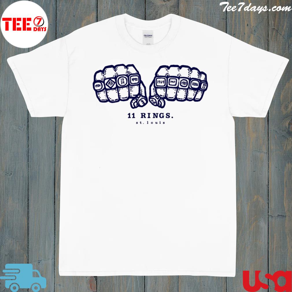 Official 11 rings st louis shirt