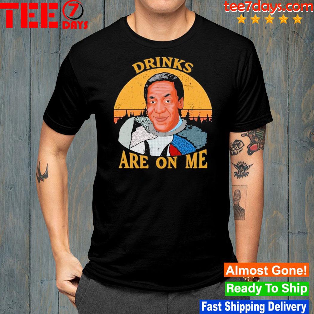 Official Bill Cosby Drinks Are On Me T-shirt