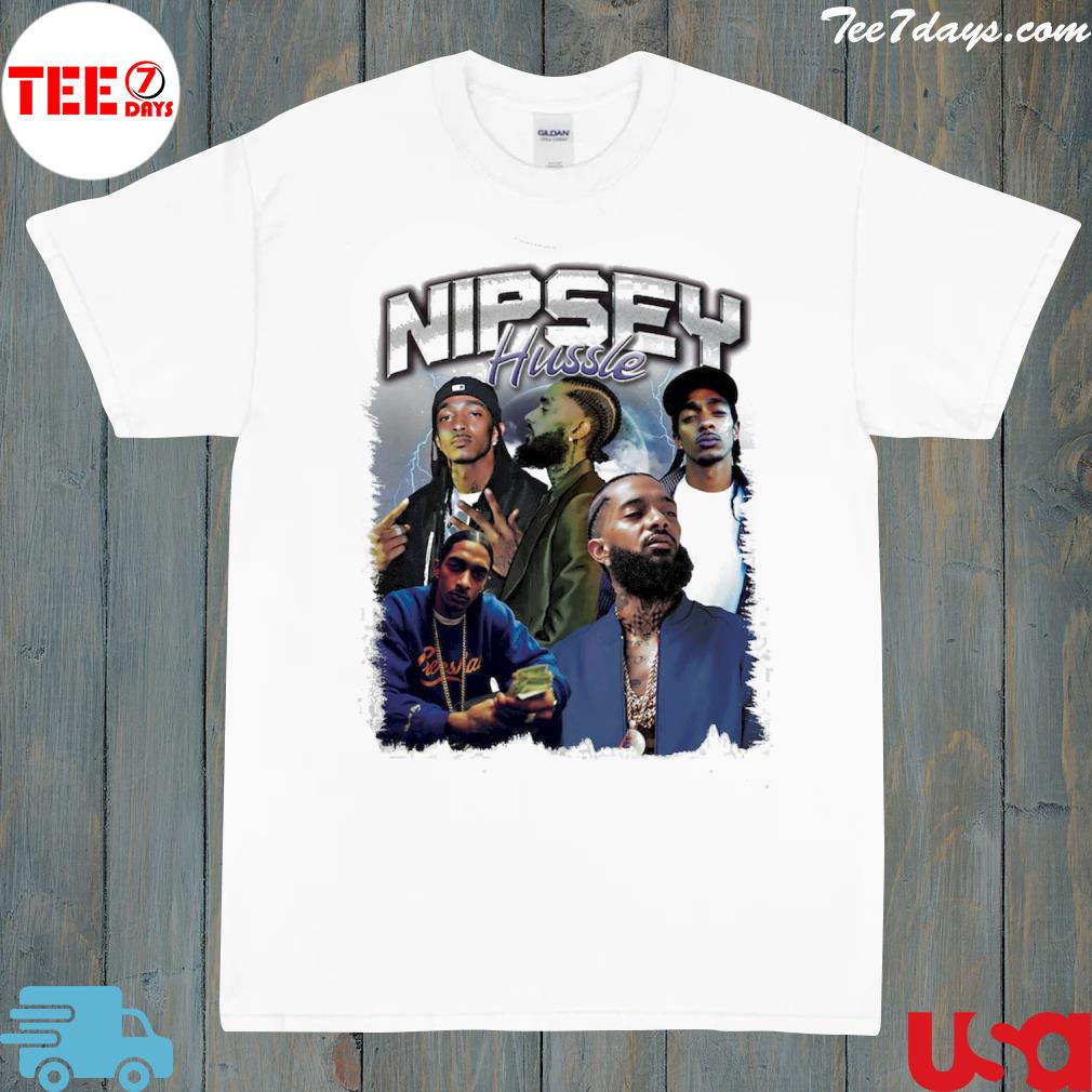 Official nipsey hussle rap graphic shirt