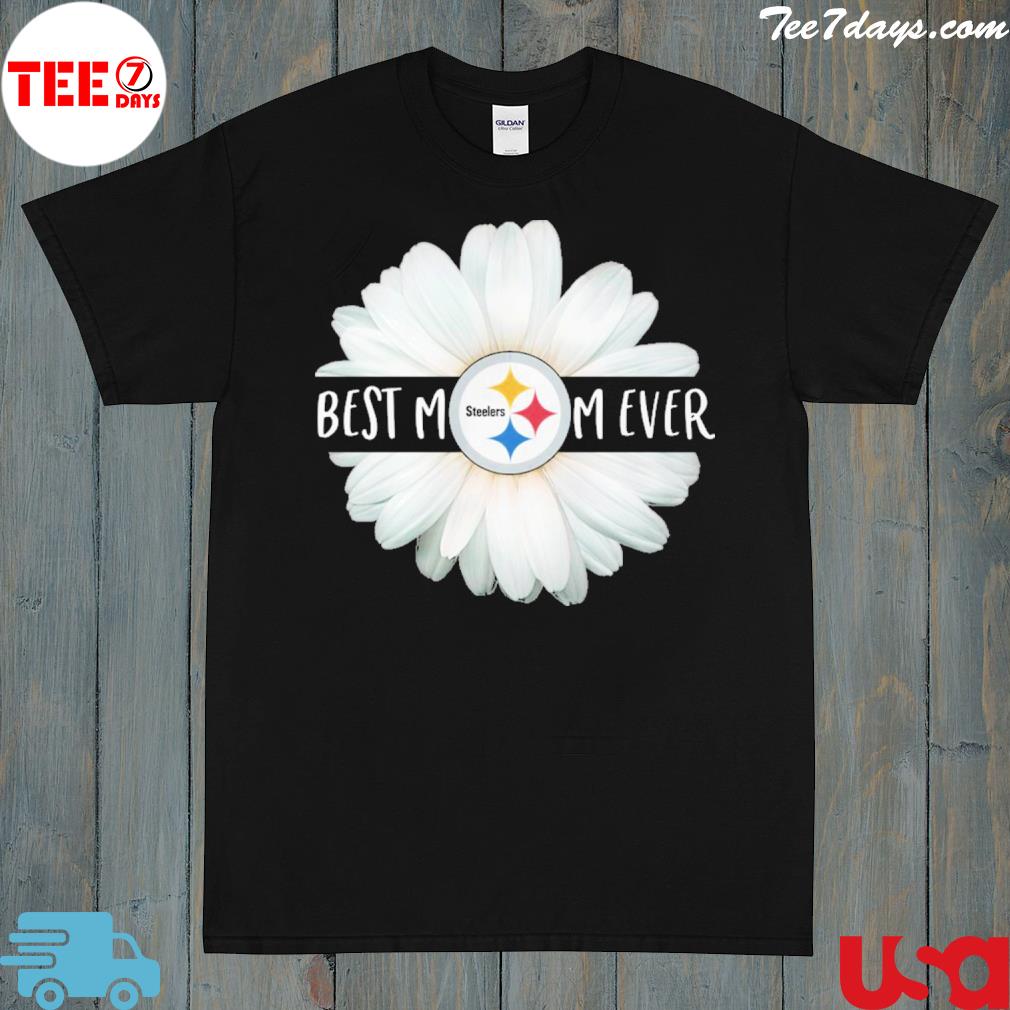 Official pittsburgh Steelers best mom ever flower shirt