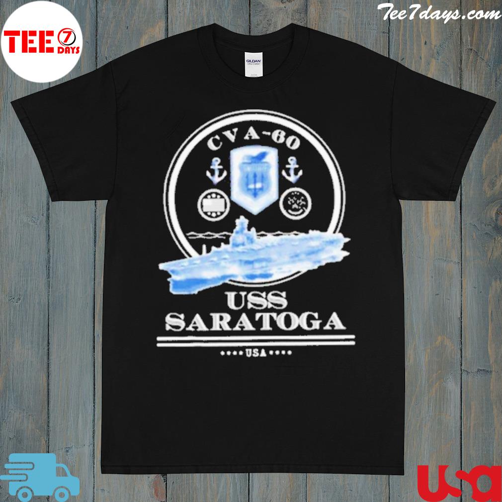 Official uss saratoga cva 60 naval ship military aircraft carrier shirt