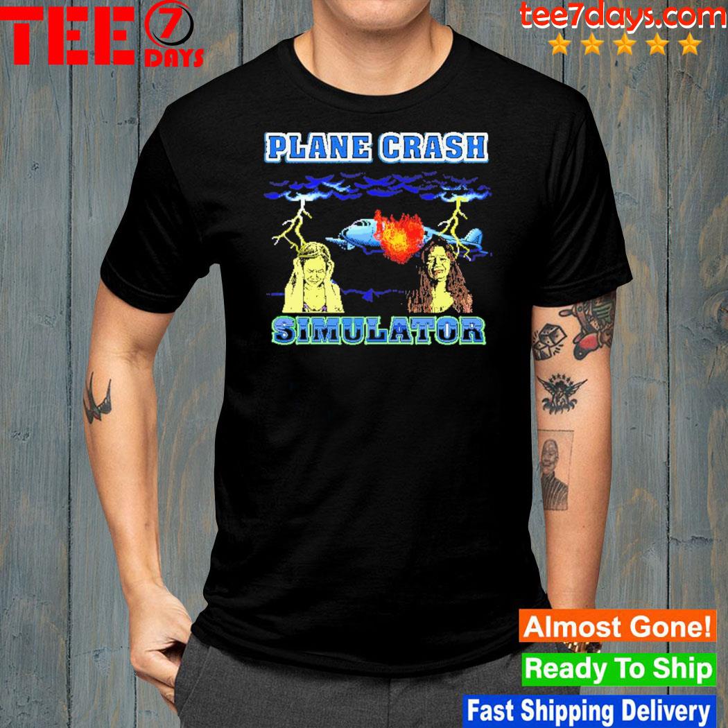 Plane crash simulator shirt