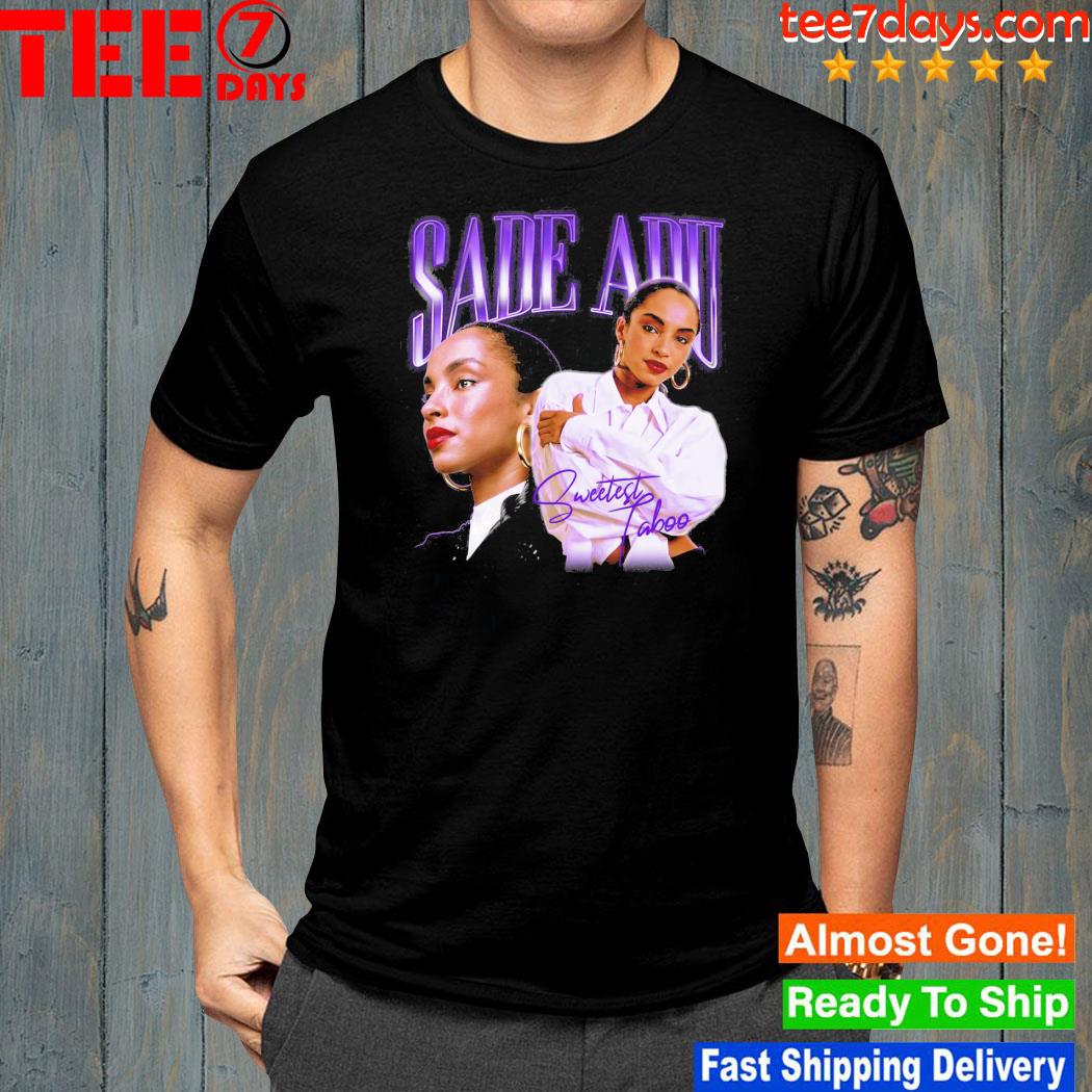 Sade sweetest taboo double sided graphic shirt