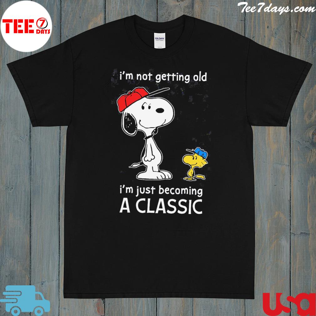 Snoopy and Woodstock I'm not getting old I'm just becoming a shirt