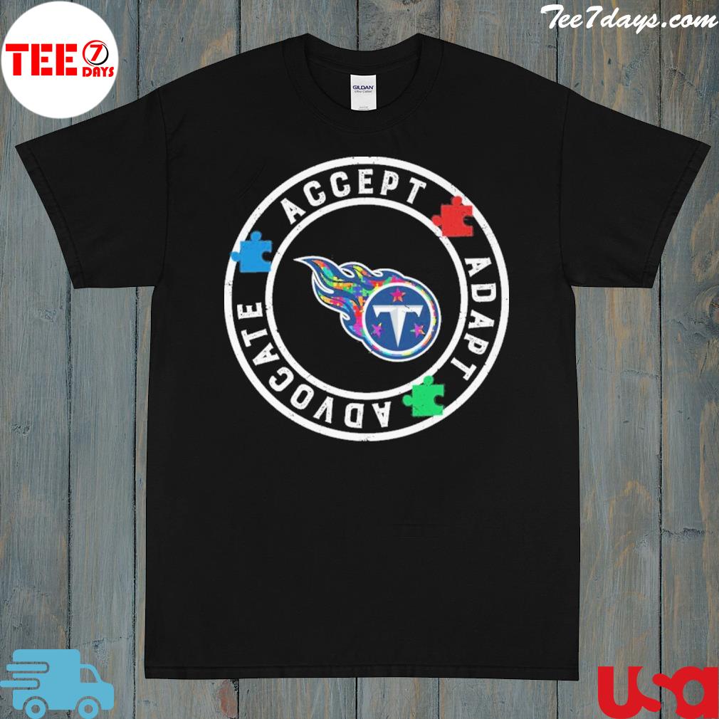 Tennessee Titans Accept Adapt Advocate Autism shirt