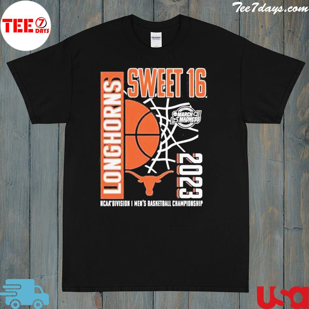 Texas longhorns 2023 ncaa mens basketball tournament march madness sweet 16 shirt