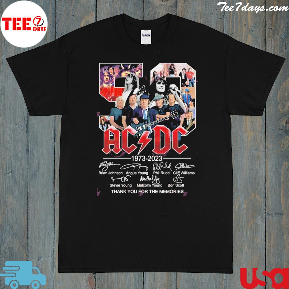 Thank You For The Memories ACDC 1973 – 2023 T-Shirt