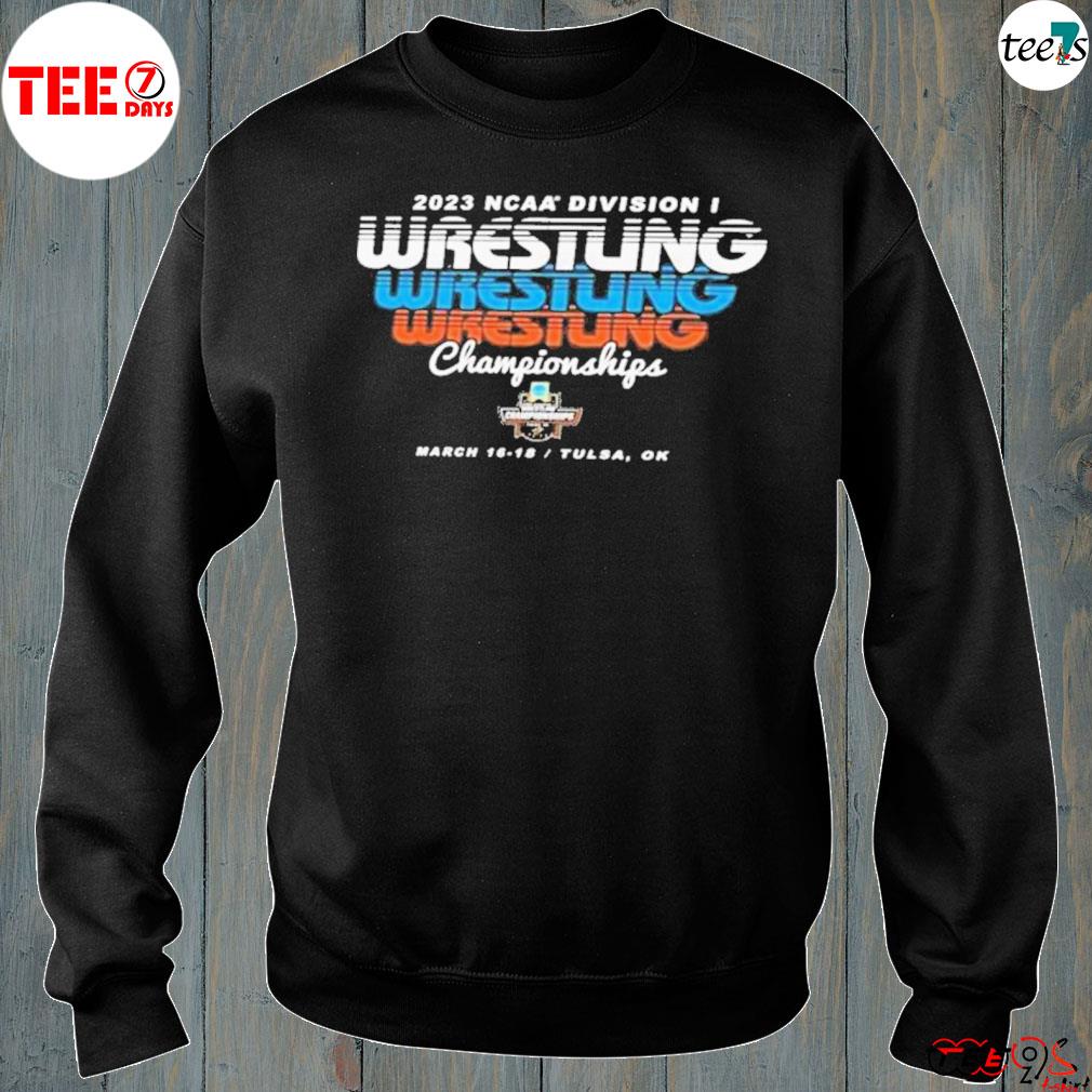 Tusla 2023 NCAA Division I Wrestling Championship s sweatshirt-black