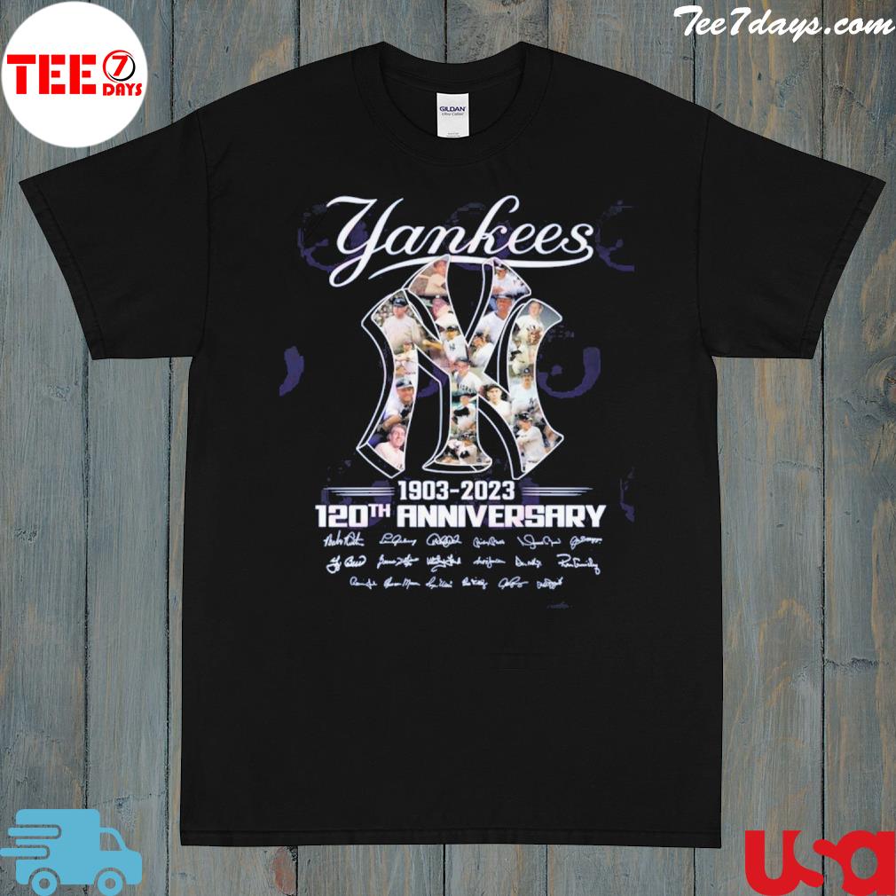 Yankees 1903 2023 120th anniversary shirt