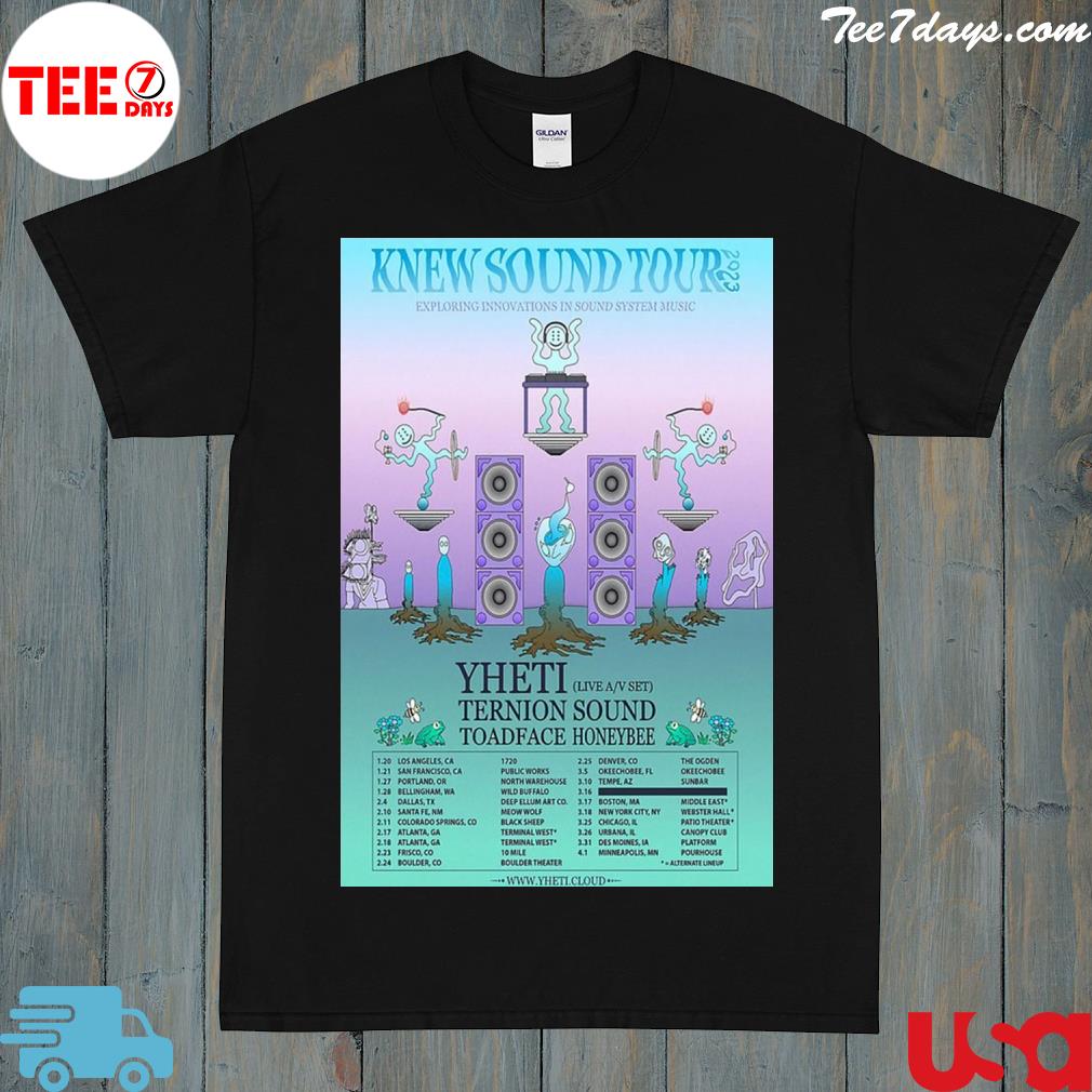 YhetI knew sound tour 2023 poster shirt