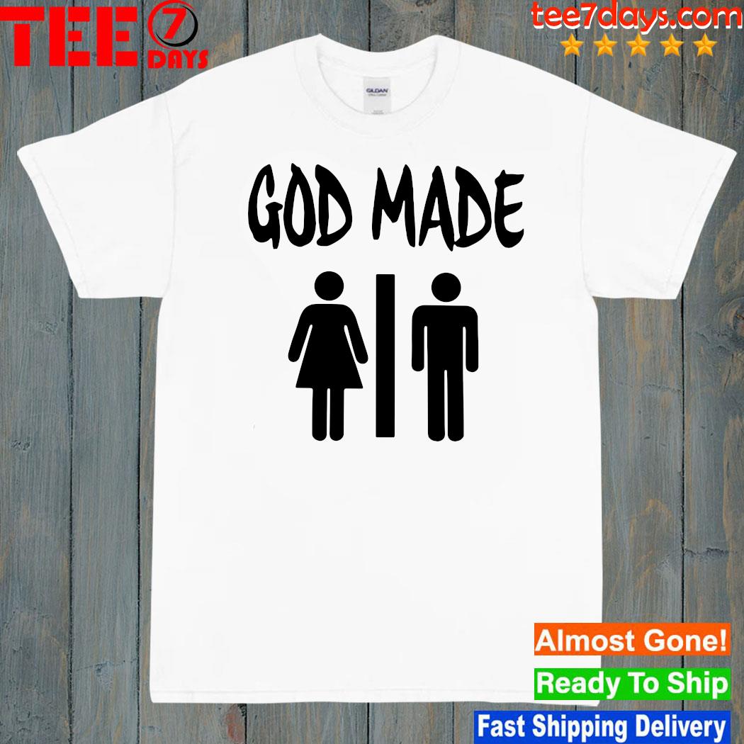 2023 God made man and woman t-shirt