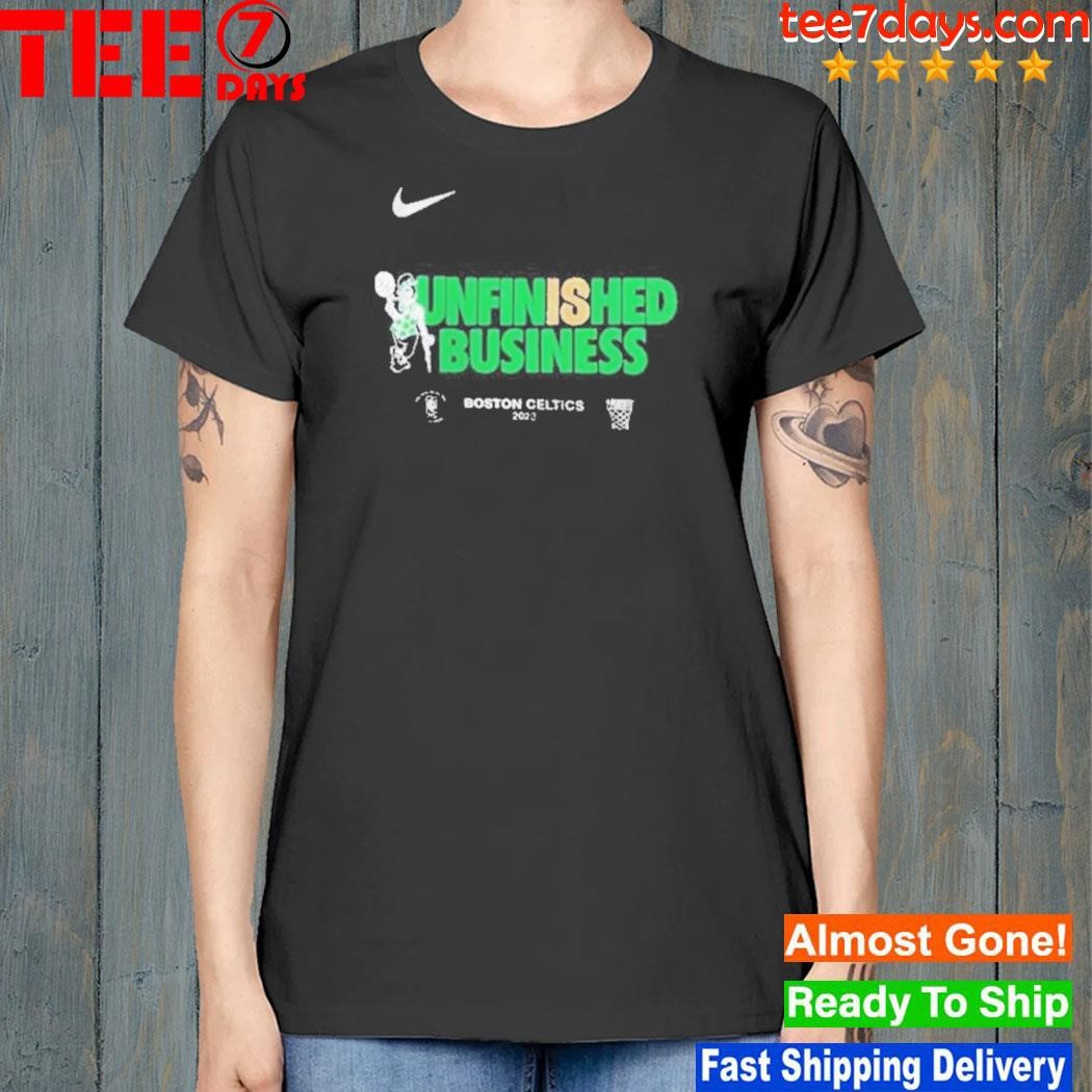 Official Boston Celtics Nike 2023 NBA Playoffs Unfinished Business