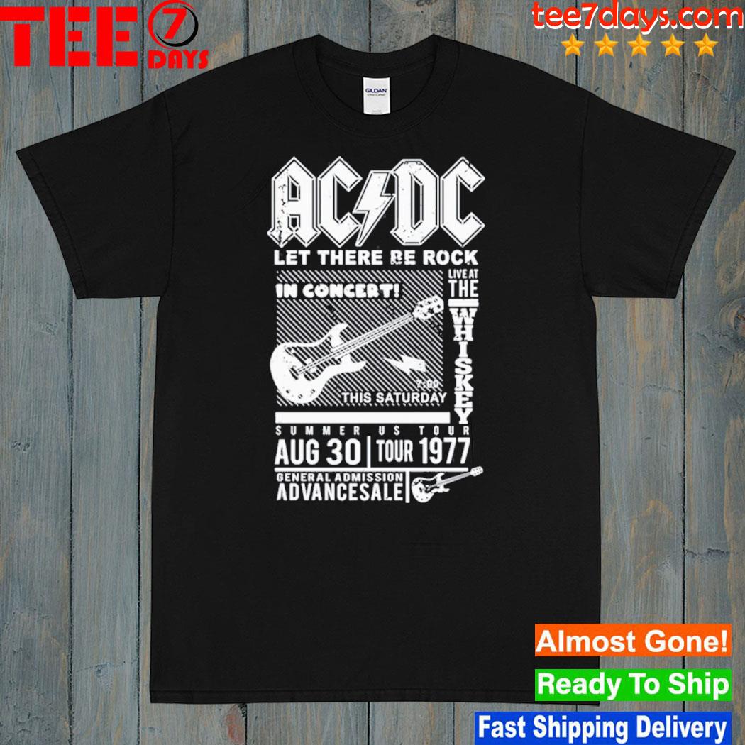 AC DC Let There Be Rock In ConCert T-Shirt