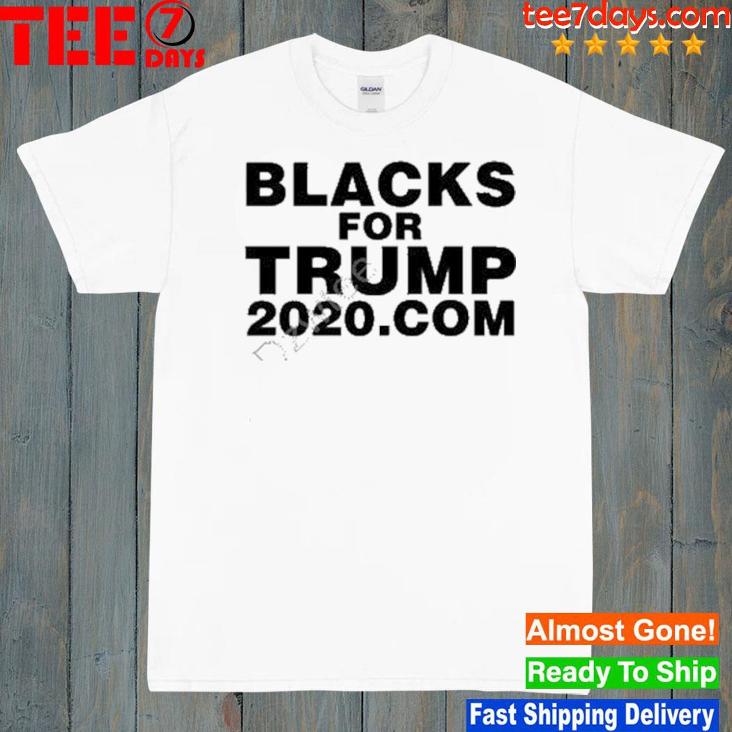 Black For Trump 2020 Com Shirt