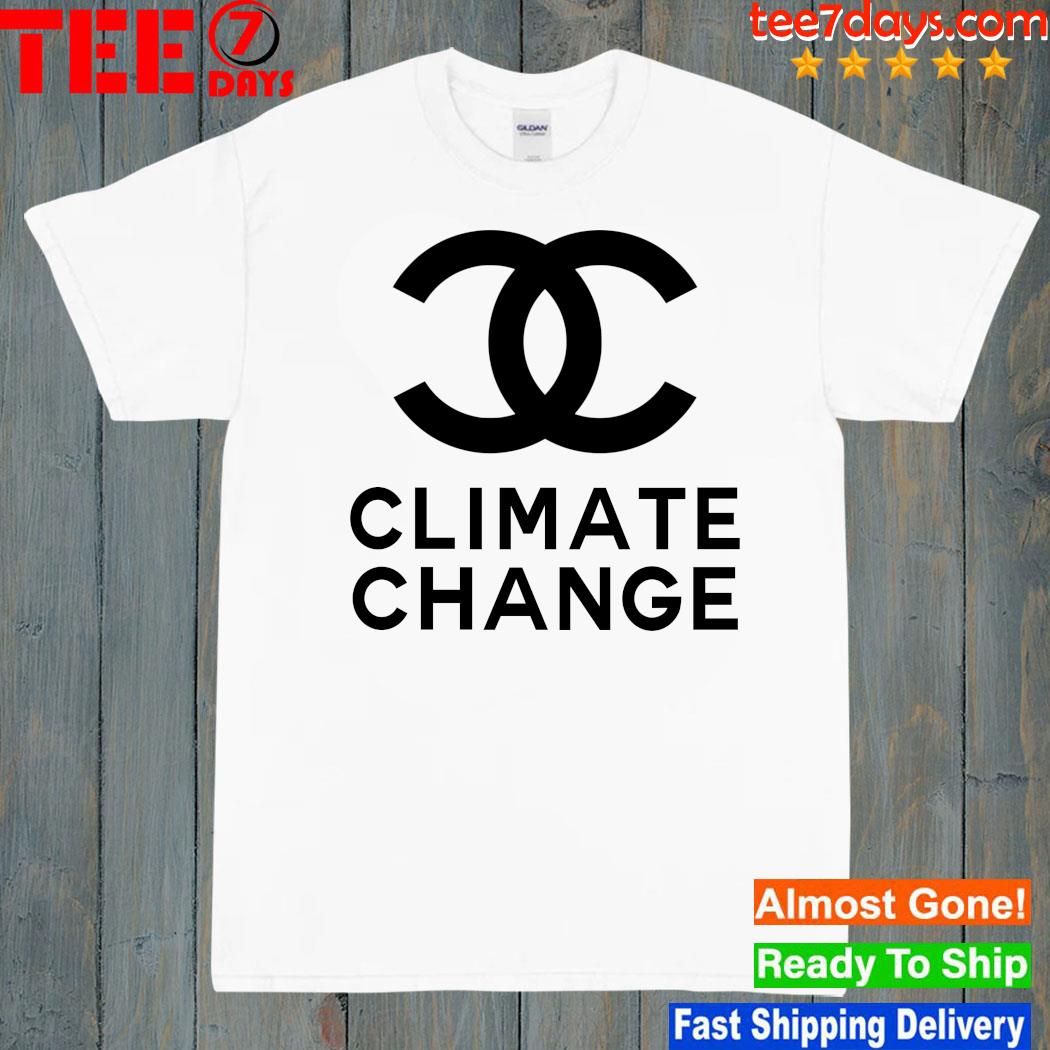 Chanel Climate Change logo 2023 shirt
