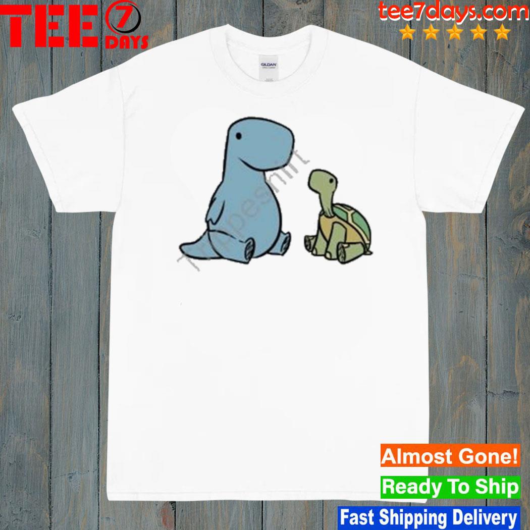 Dinosaur merch tortoise and dino shirt