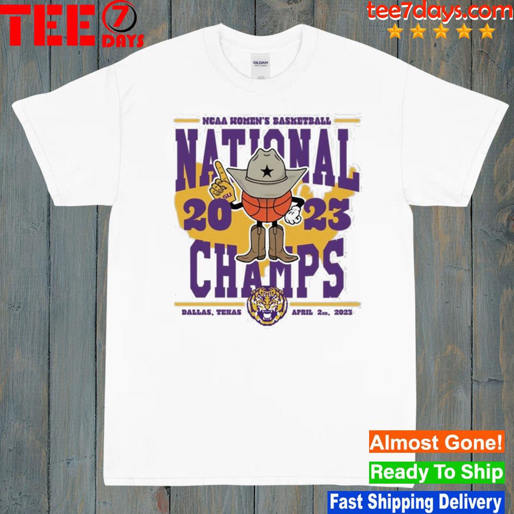 Homefield Cream Lsu Tigers 2023 Ncaa Women’s Basketball National Champions Cowboy Shirt