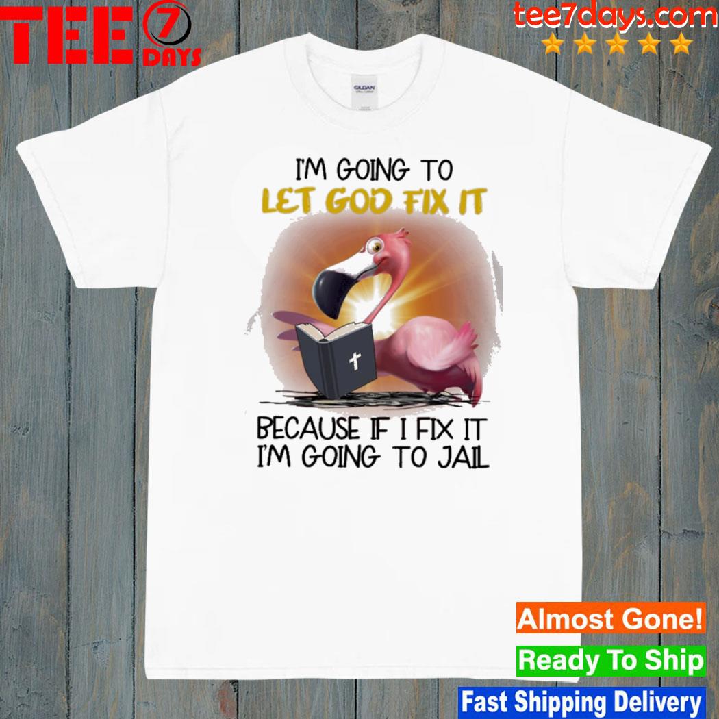 I'm going to let god fix it because if i fix it i'm going to jail T-Shirt