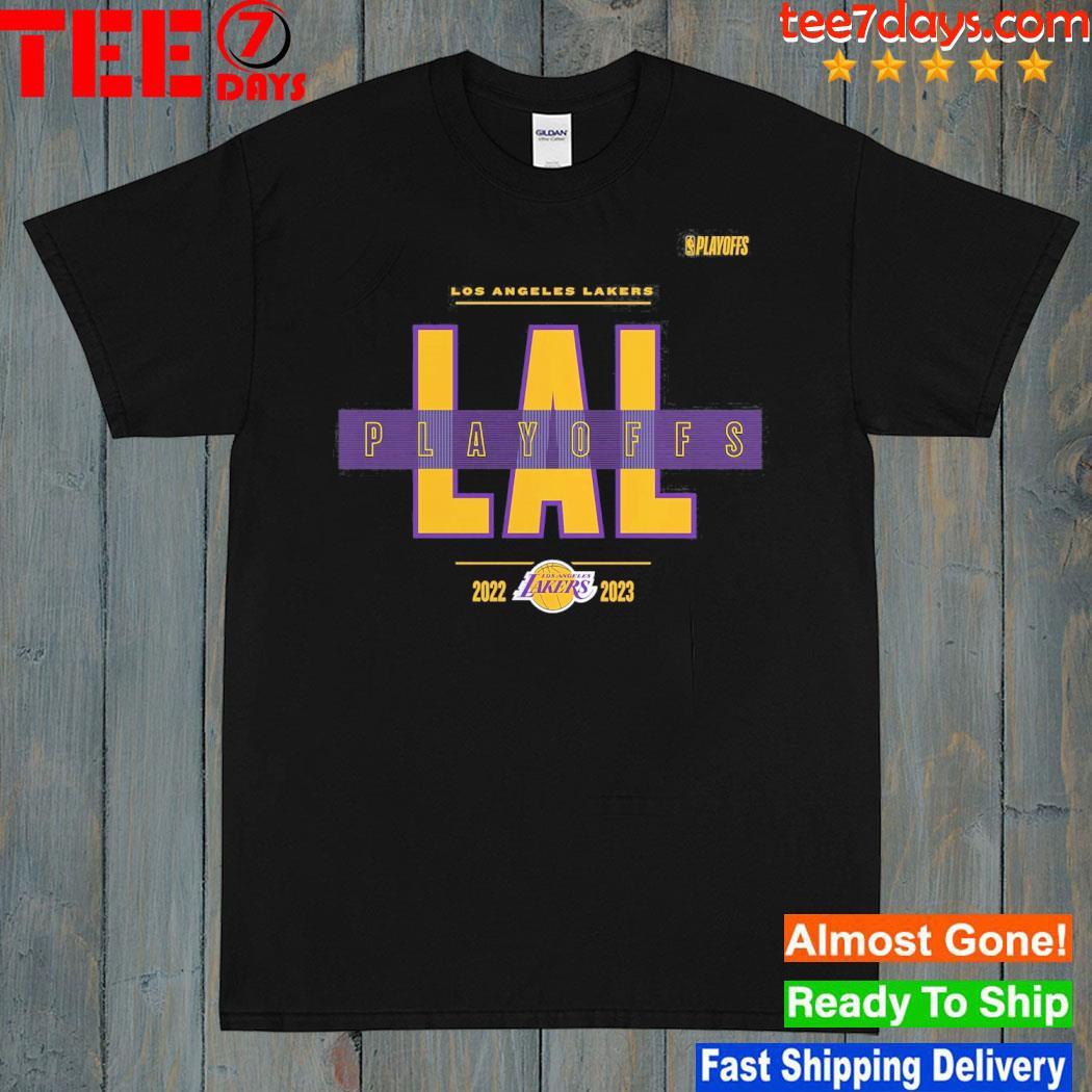 Los Angeles Lakers Fanatics Branded 2023 NBA Playoffs Jump Ball T-Shirt