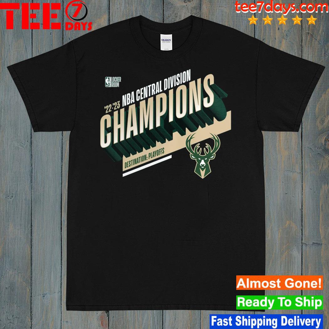 Milwaukee Bucks Branded 2023 Central Division Champions Locker Room T-Shirt