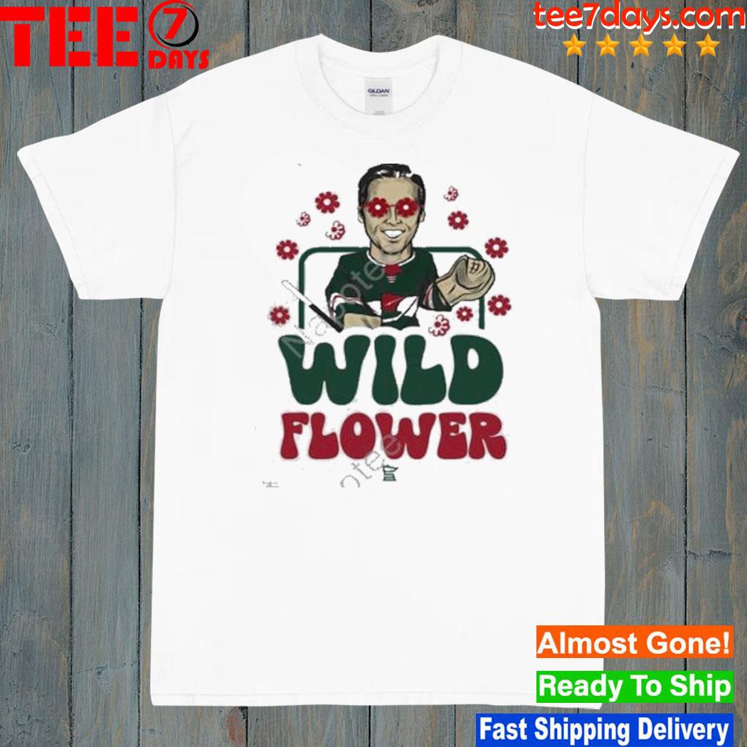 Minnesota wild sotastick fleury wild flower hockey lodge merch shirt