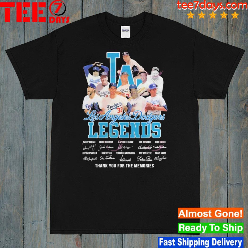 MLB Los Angeles Dodgers Legends Thank You For The Memories T-Shirt