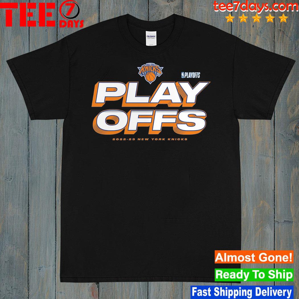 New York Knicks Fanatics Branded 2023 NBA Playoffs Starter T-Shirt