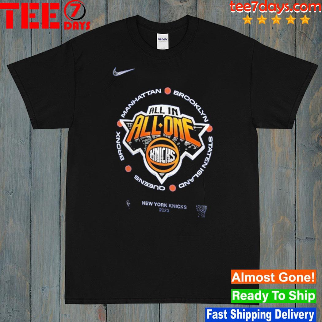 New York Knicks Nike Youth 2023 NBA Playoffs Mantra T-Shirt