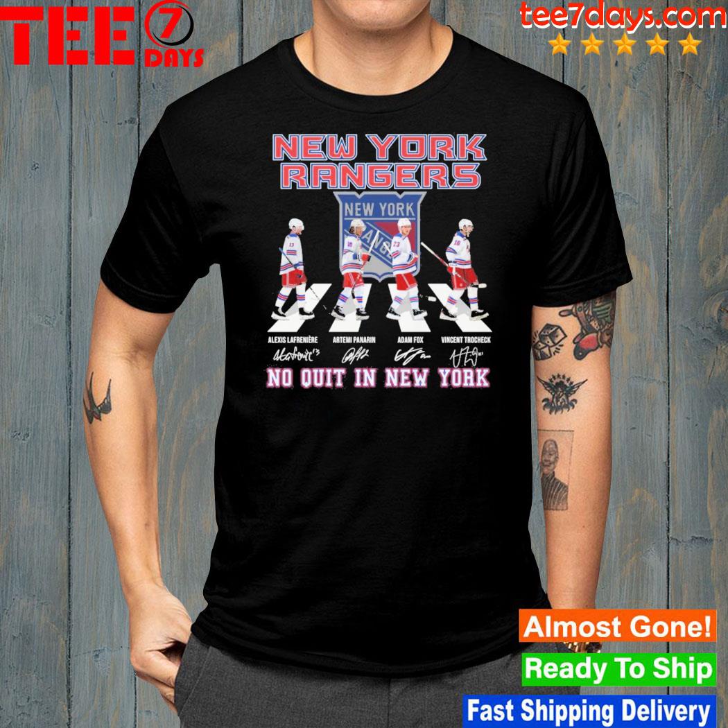 Official New York Rangers No Quit In New York T-Shirt, hoodie