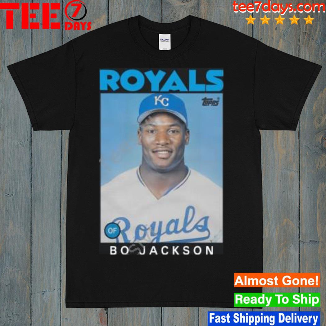 Royals topps bo jackson shirt