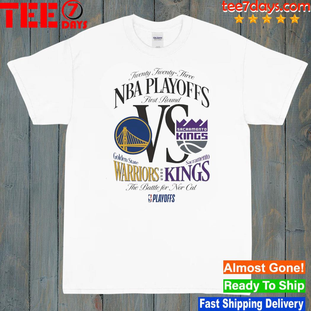 Sacramento Kings Vs Golden State Warriors 2023 Nba Playoffs Matchup T-Shirt