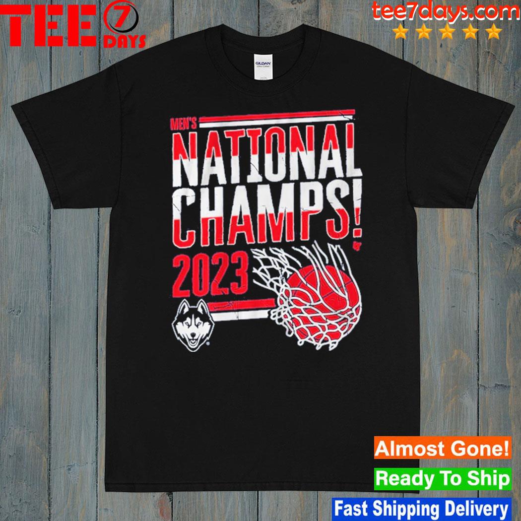 Uconn men's national championship swish shirt