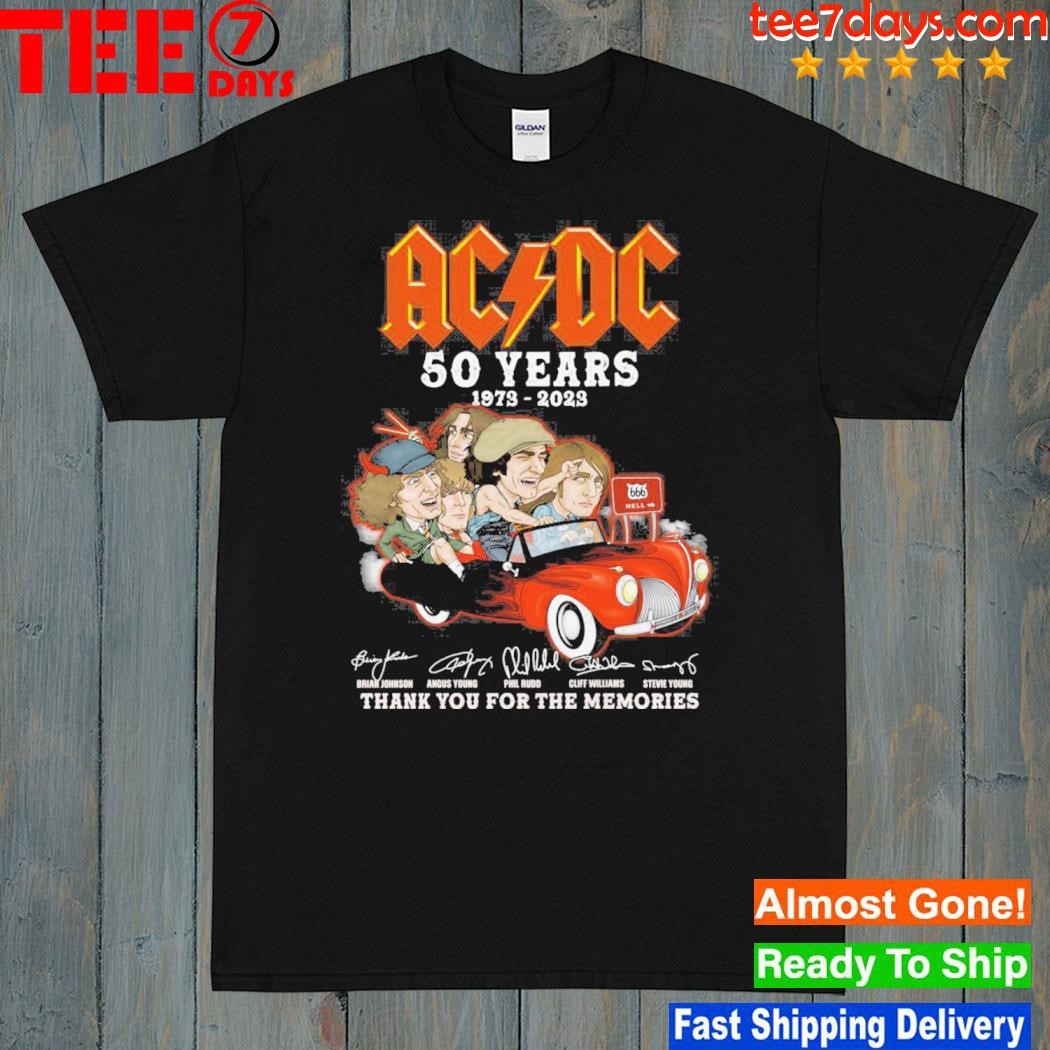 ACDC 50 Years 1973-2023 T-Shirt