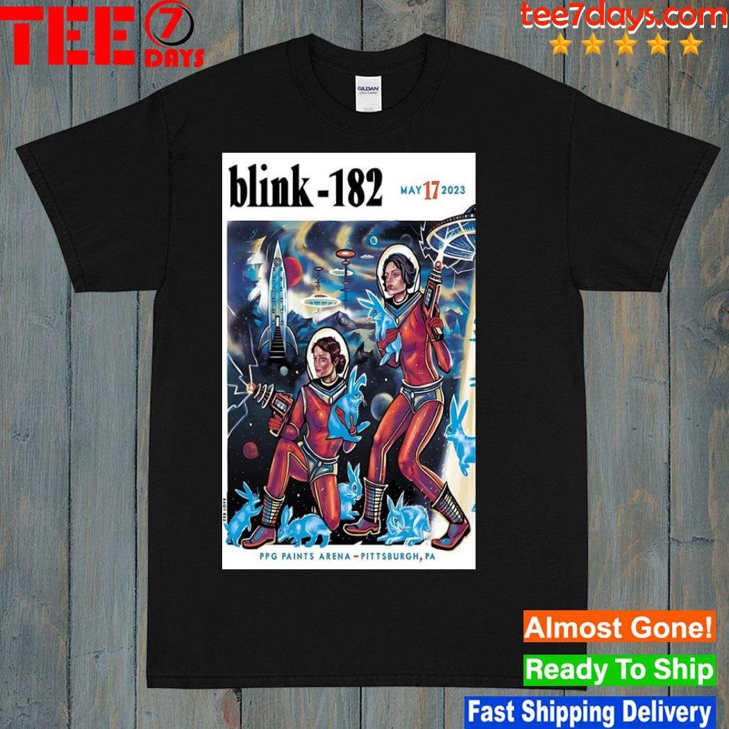 Blink-182 Pittsburgh World Tour 2023 Poster shirt