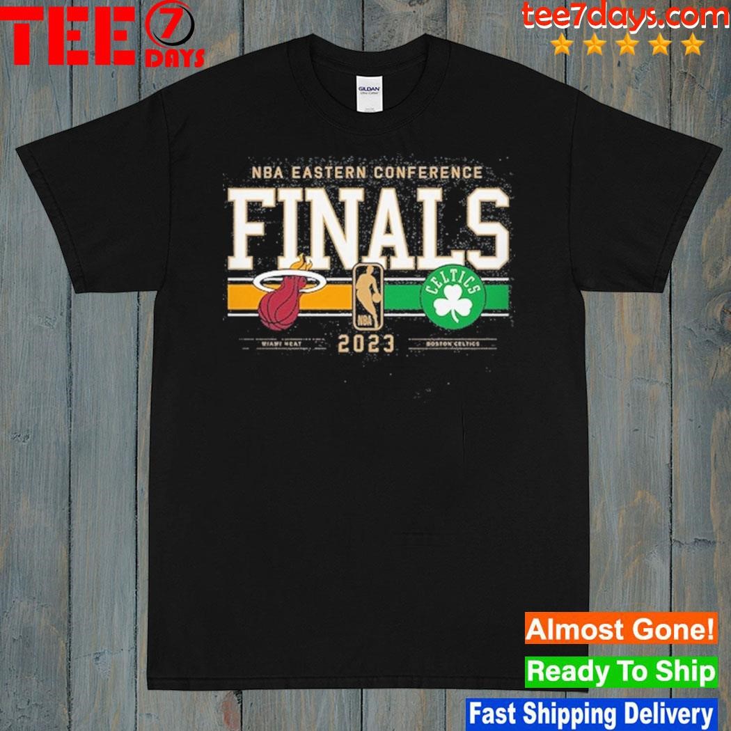 Boston Celtics vs. Miami Heat Sportiqe Unisex 2023 NBA Eastern Conference Finals Matchup Tri-Blend T-Shirt