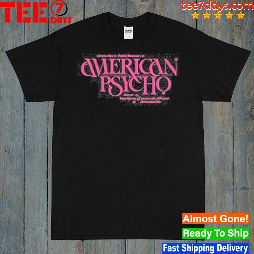 Christian bale is patrick bateman American psycho shirt