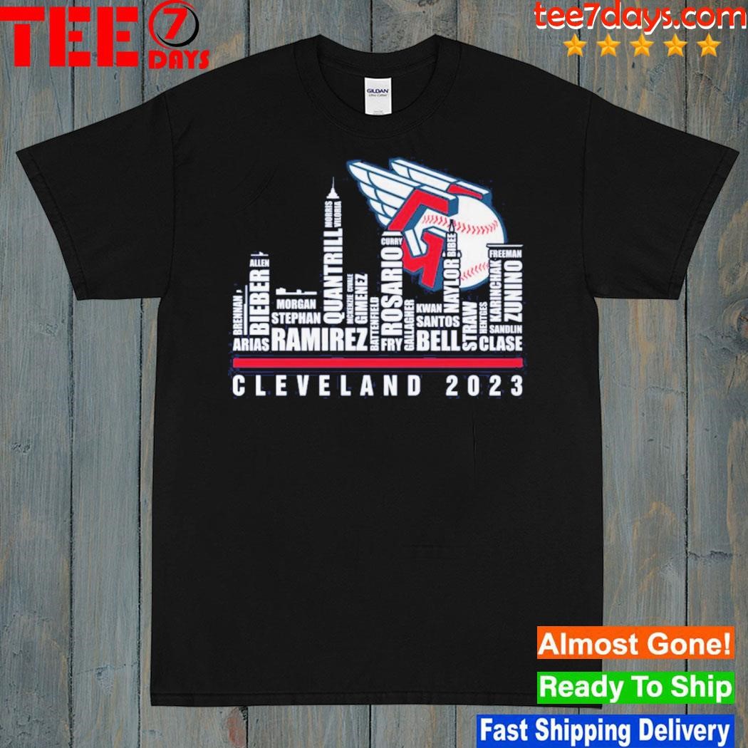 Cleveland Guardians 2023 Season Team Players Names In City Unisex Tshirt