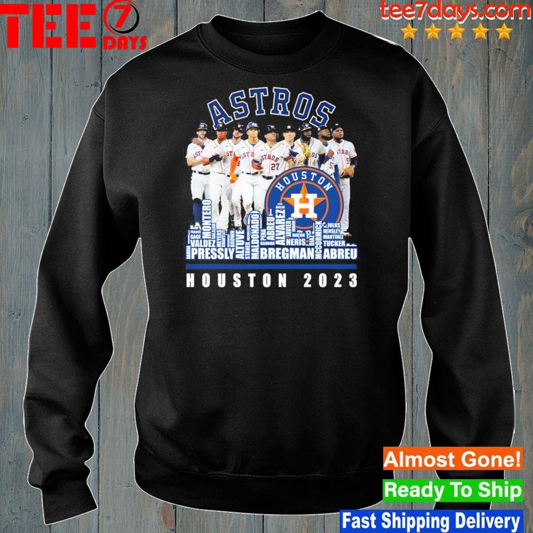 Houston Astros MLB Roster 2023 T-Shirt, hoodie, sweater, long sleeve and  tank top