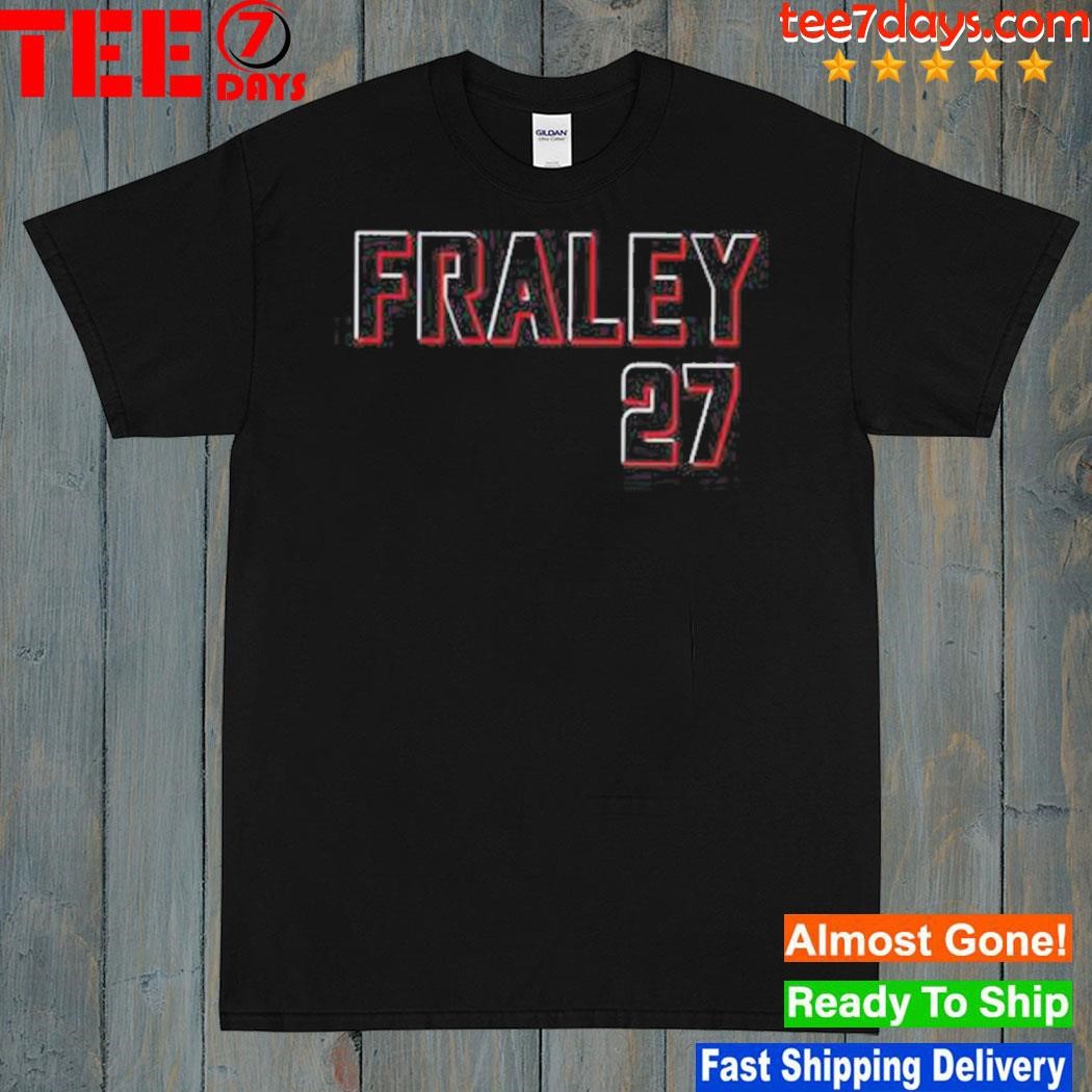 Jake fraley #27 cincinnatI reds baseball 2023 t-shirt