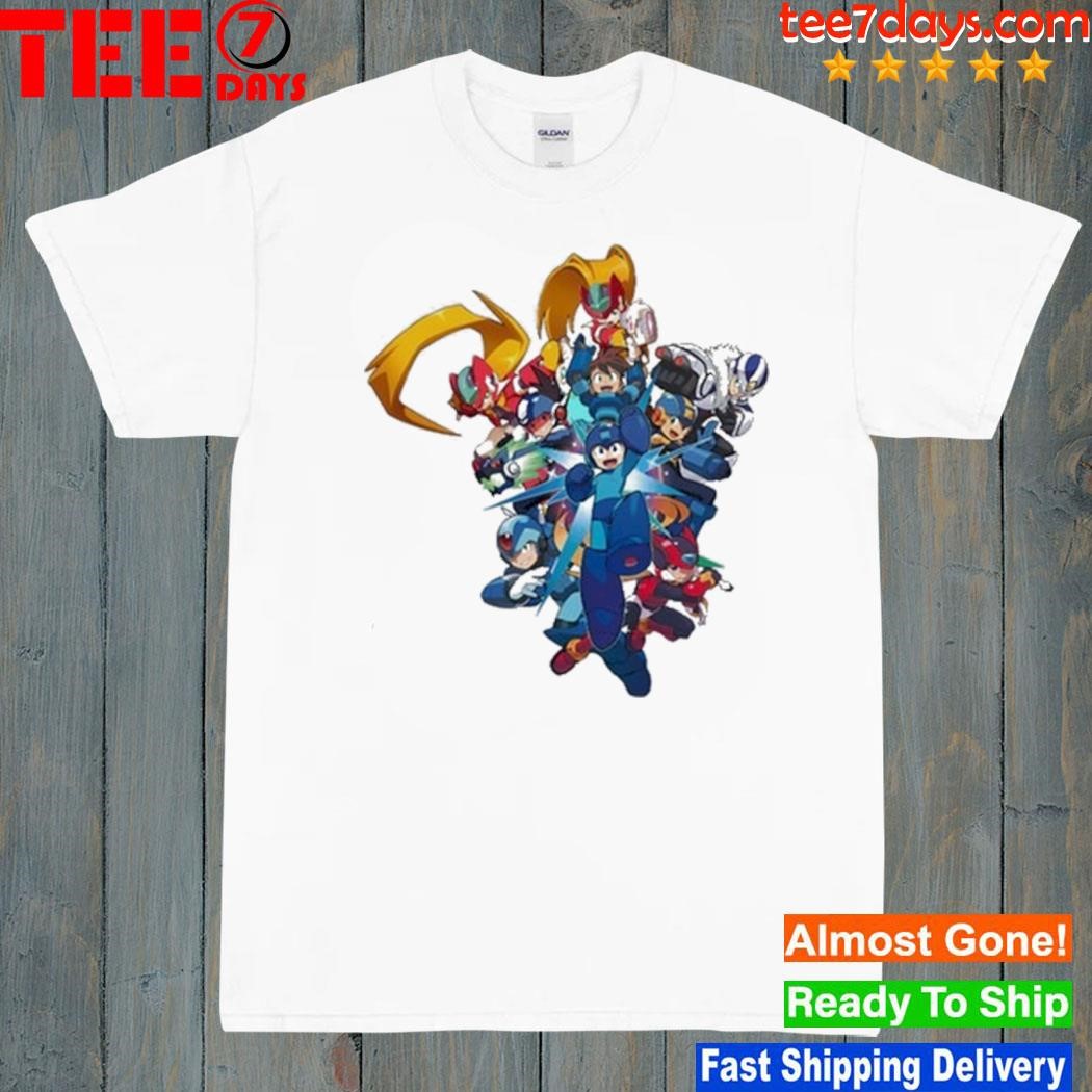 Mega Man's 35Th Anniversary Artwork Shirt