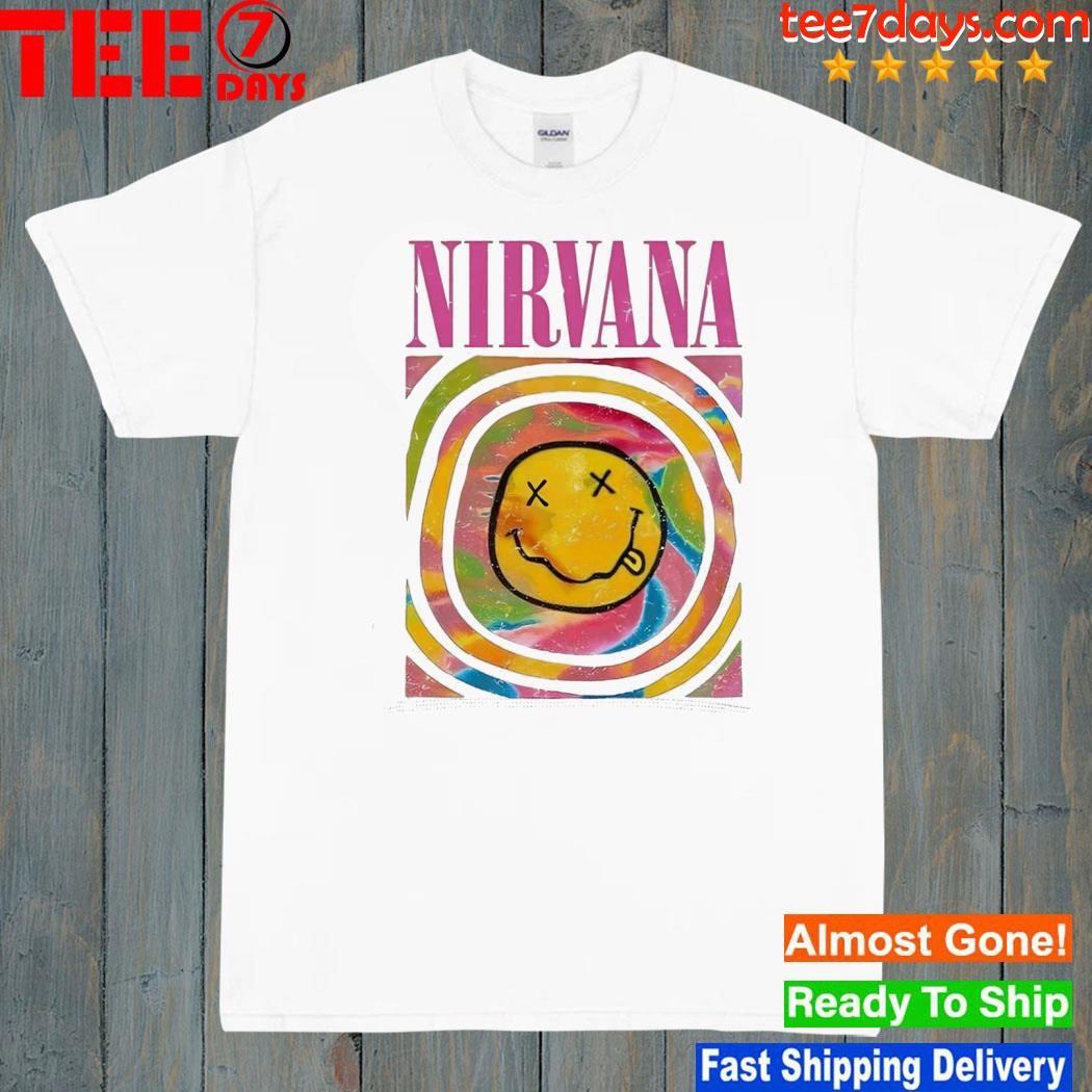 Nirvana smile overdyed shirt