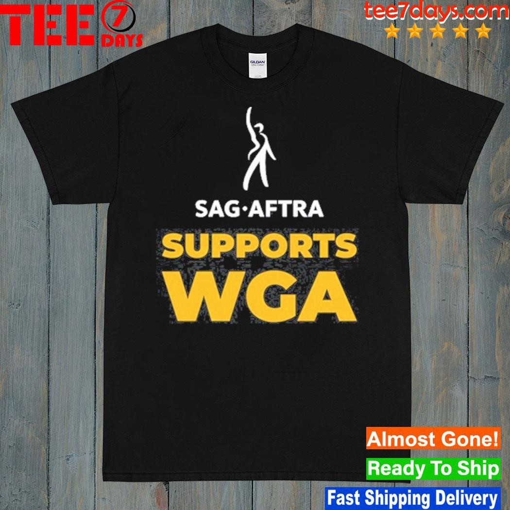 Sag-Aftra Supports Wga T Shirt