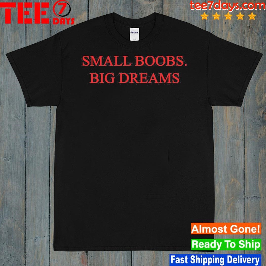 Small boobs big dreams shirt
